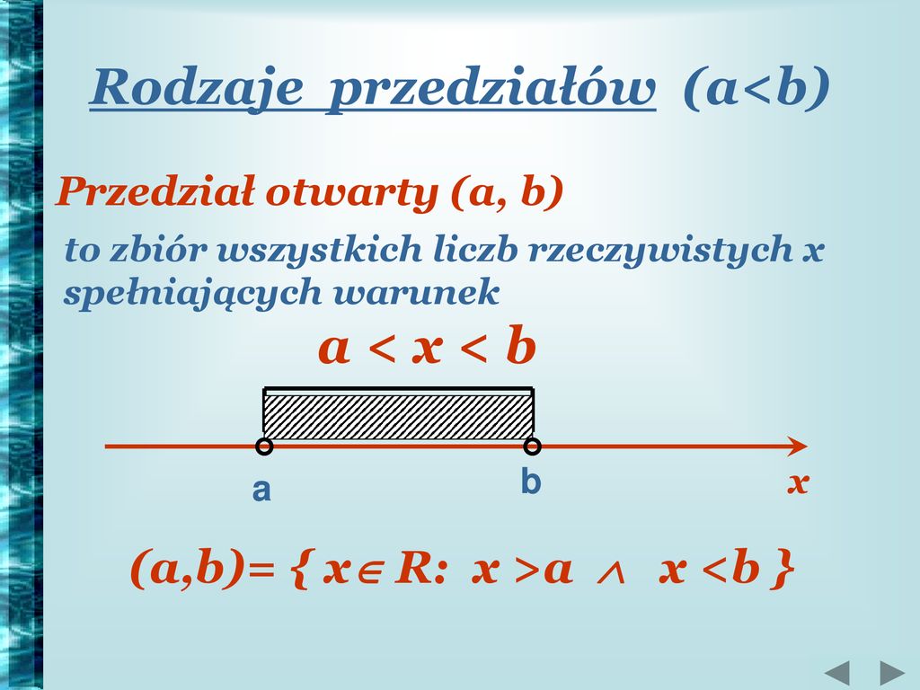 Przedziały Liczbowe. - Ppt Pobierz